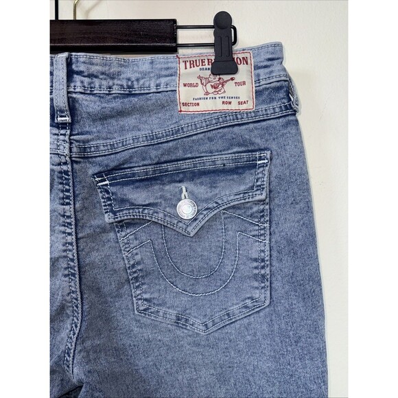 (Q4) NWT TRUE RELIGION JOEY SN Mid Rise FLAP Flare Bootcut , Size W 30 - Picture 11 of 16